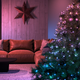 A photo of Philips Hue Festavia lights on a Xmas tree